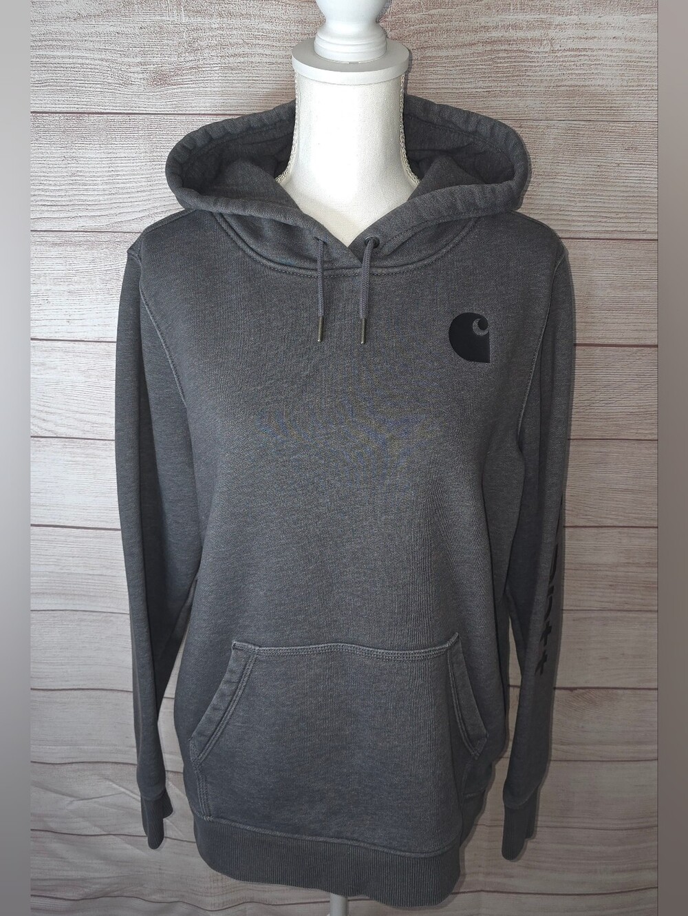 Carhartt Clarksburg Logo Hooded Sweatshirt Size Large